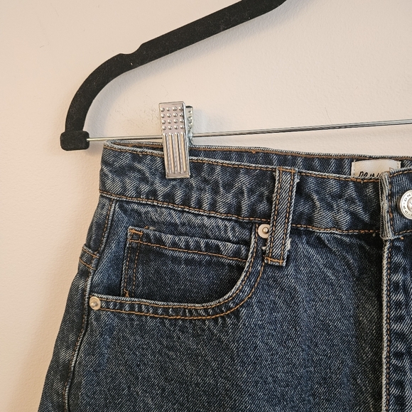 Princess Polly High-Waist Denim Blue Shorts - Picture 2 of 8